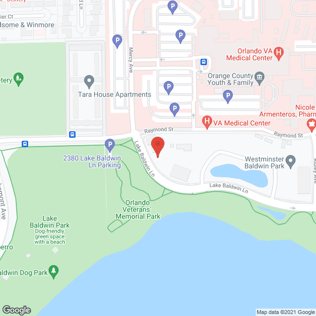 Westminster Baldwin Park in google map