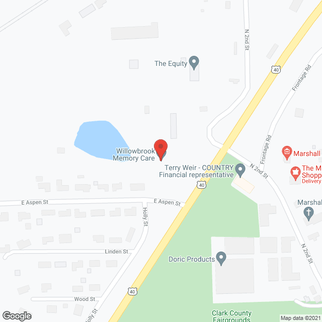 Willowbrook Of Marshall in google map