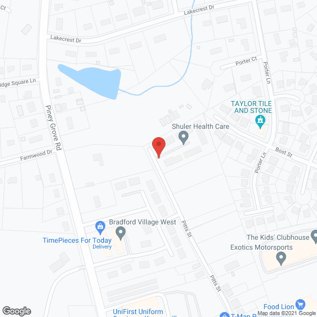 Shuler Health Care/Pierce Villa in google map