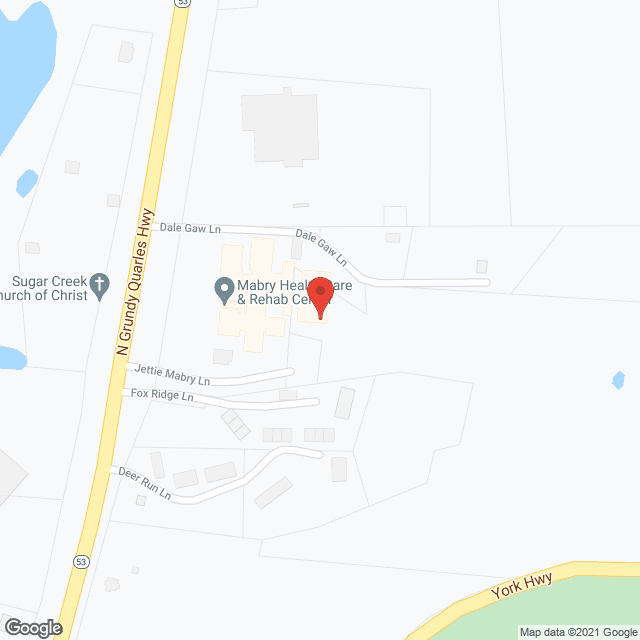 Mabry Assisted Living in google map