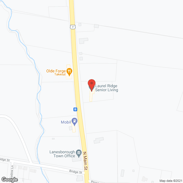 Laurel Ridge in google map
