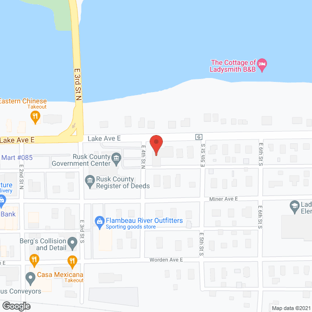 Lake Manor in google map