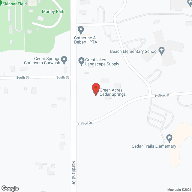 Green Acres Of Cedar Springs in google map