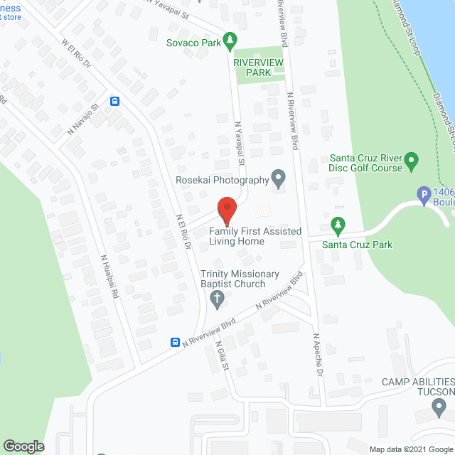 Family First Assisted Living Home LLC in google map