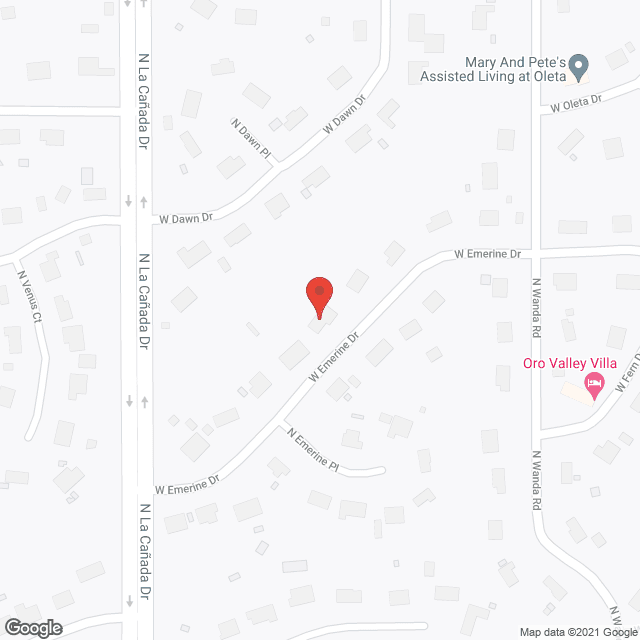 Emerine Hills Adult Care Home in google map