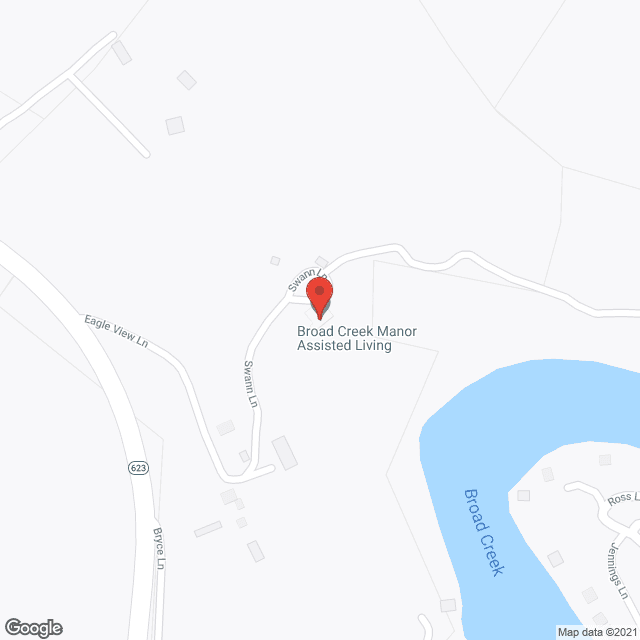Broad Creek Manor Assisted Living in google map