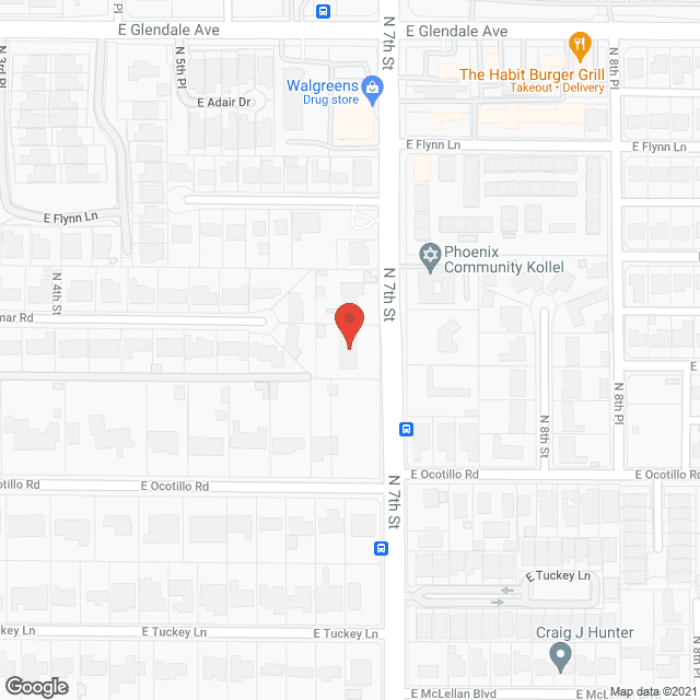 Constant Care Assisted Living - Ocotillo in google map