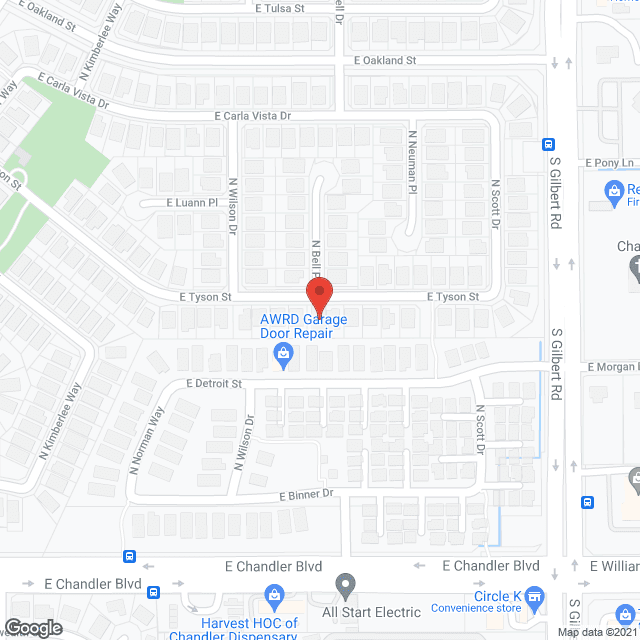 Chandler Harmony Adult Care Home II in google map