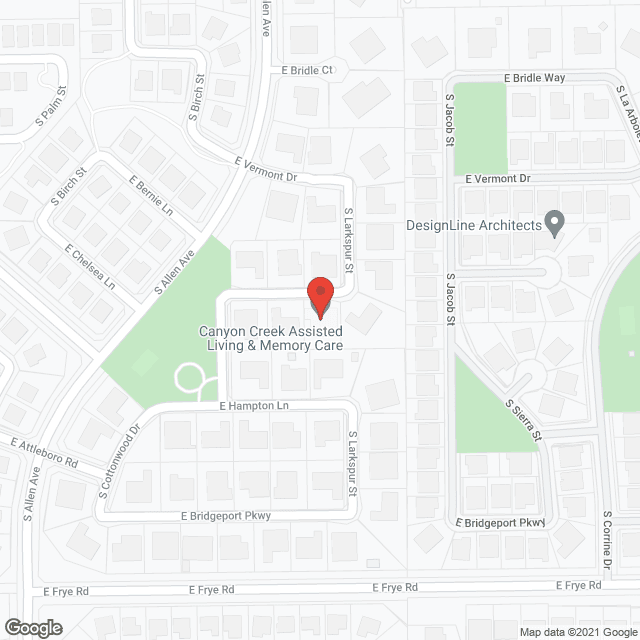 Canyon Creek Assisted Living and Memory Care in google map