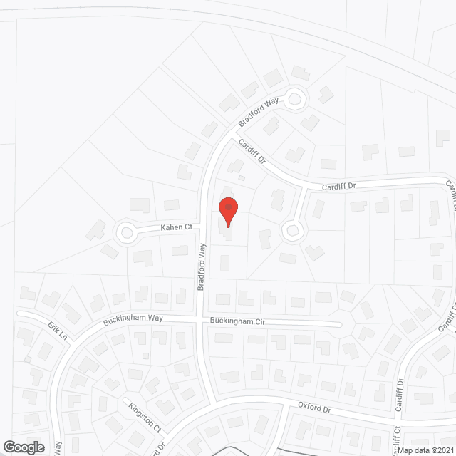Bradford Home in google map