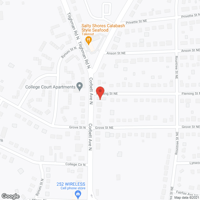 Barnes Family Care Home in google map
