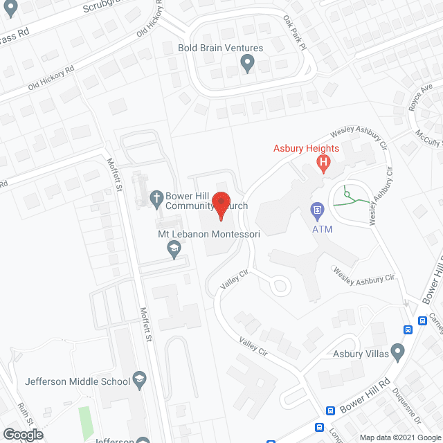 Asbury Villas in google map