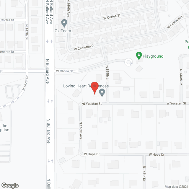 A Loving Heart Assisted Living in google map