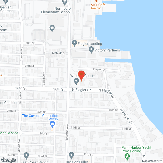 Windsor Court in google map
