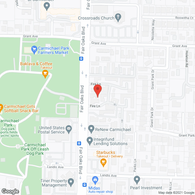 Home Care Assistance of Carmichael, CA in google map