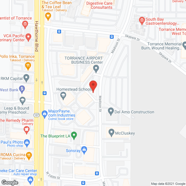 Amada Senior Care of Torrance, CA in google map