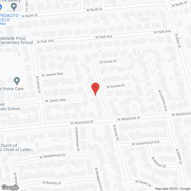 Westmont Gardens Residential Care in google map