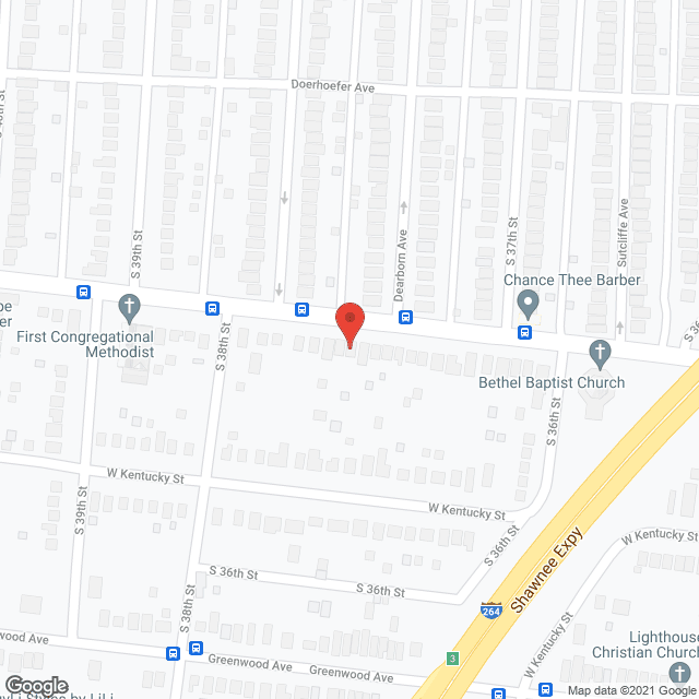 Serenity Home Health Care in google map