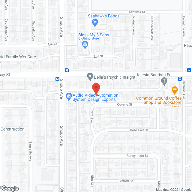 Danias Senior Home in google map