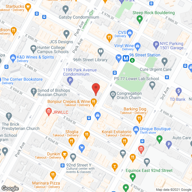 Inspir Carnegie Hill in google map