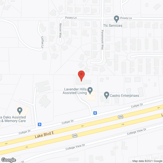 Lavender Hills Assisted Living II in google map