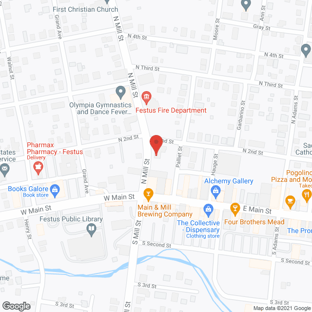 Keaton Center in google map
