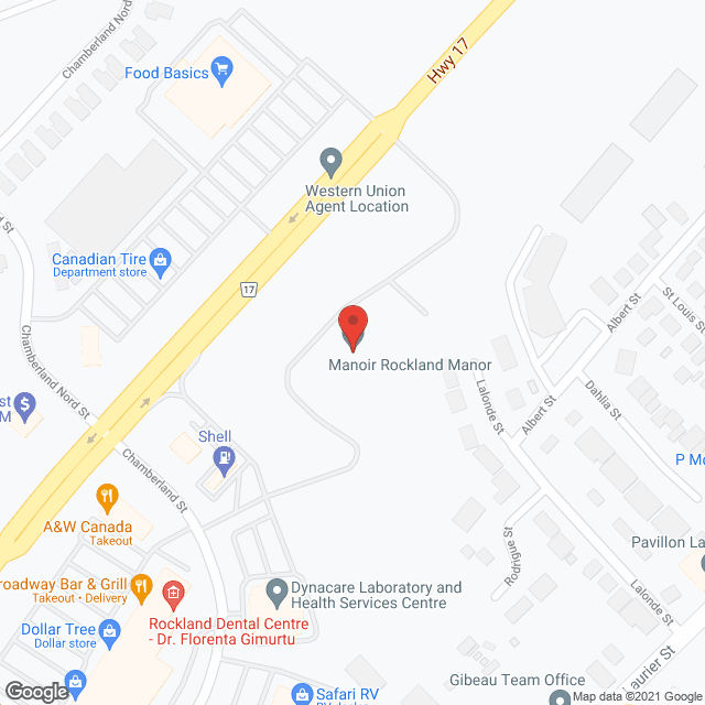Rockland Manor in google map