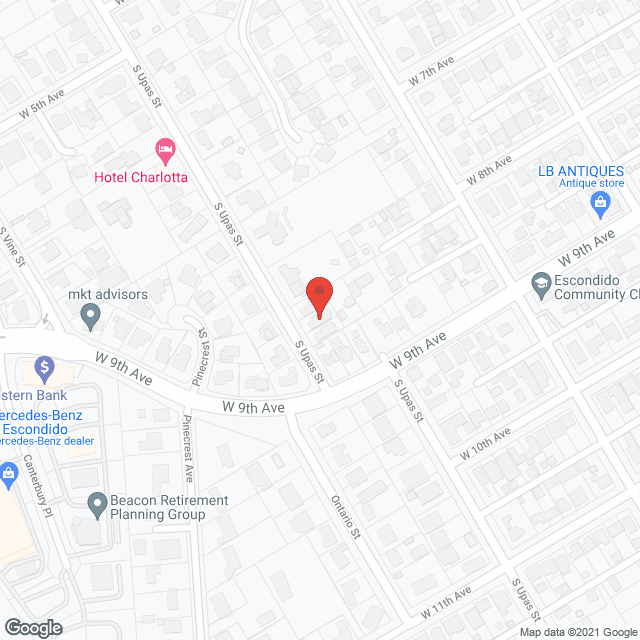 Casa Del Norte in google map