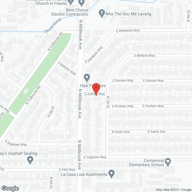 AngeliCare In Home Companion Care Inc - Fresno, CA in google map