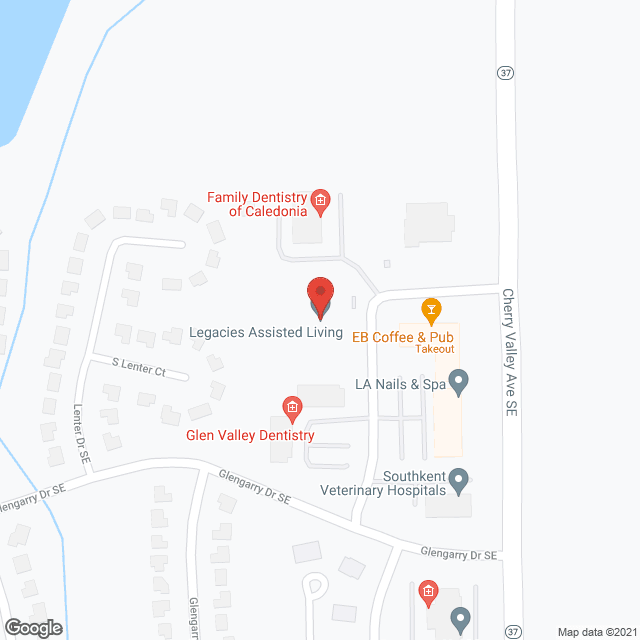 Legacies Assisted Living in google map