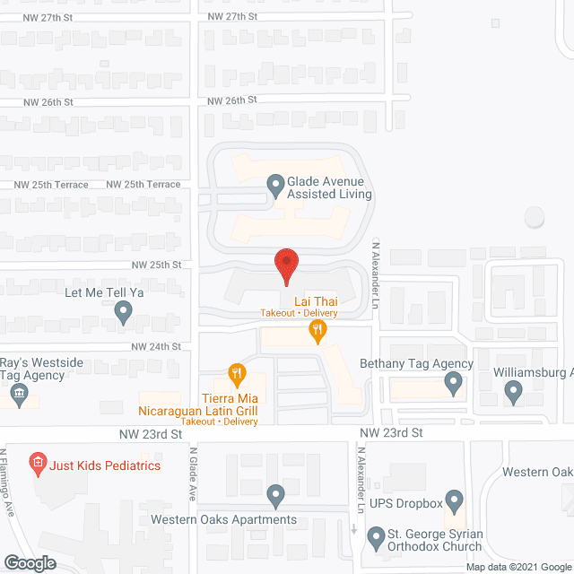 Glade Avenue Assisted Living in google map