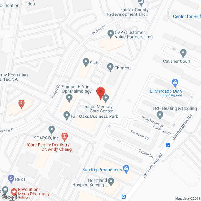 Insight Memory Care Center in google map