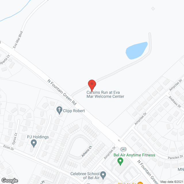 Carsins Run at Eva Mar in google map