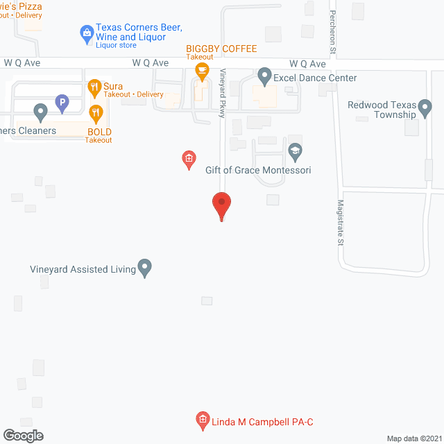 Vineyard Assisted Living in google map