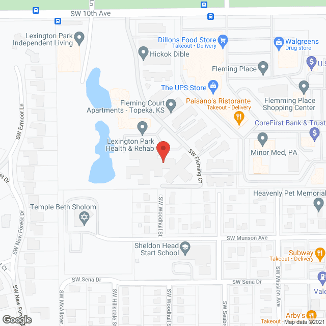 Lexington Park Health and Rehab in google map