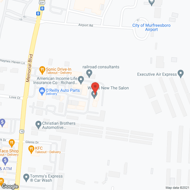 Amada Senior Care Nashville in google map