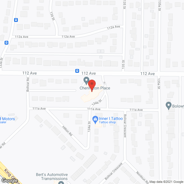 Cherington Place (public) in google map