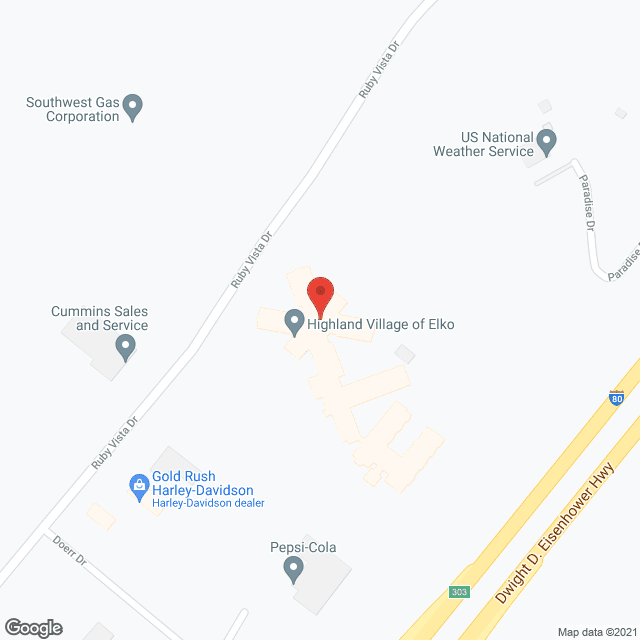 Highland Inn Of Elko in google map