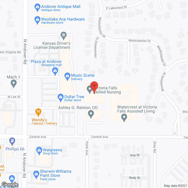 Victoria Falls Skilled Nursing & Rehab in google map