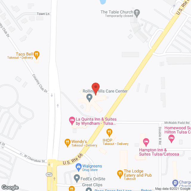 Rolling Hills Care Center in google map