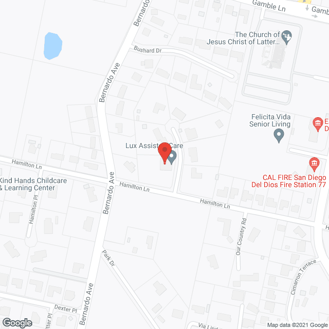 LUX Assisted Living in google map