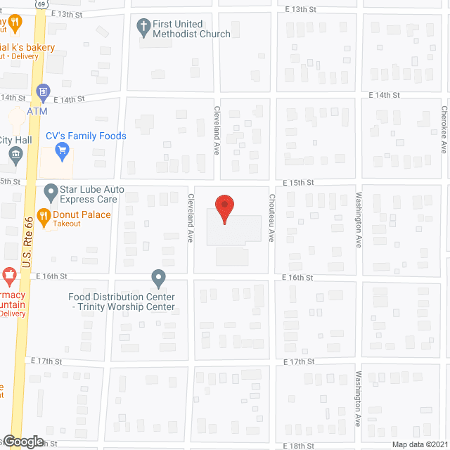 Baxter Springs Senior Residences in google map