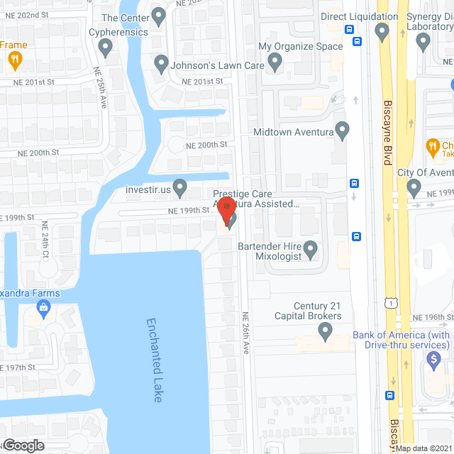 Prestige Care Aventura ALF in google map