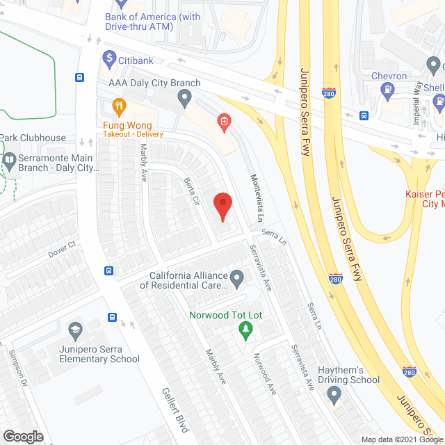 PRN Care Home in google map