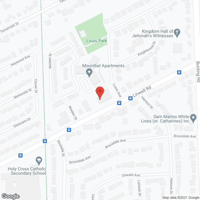 483 Linwell Road in google map