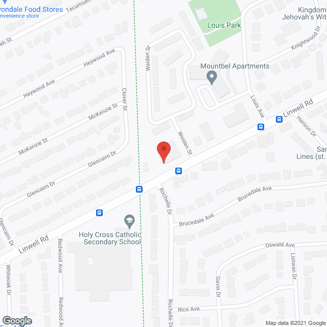 473 Linwell Road in google map