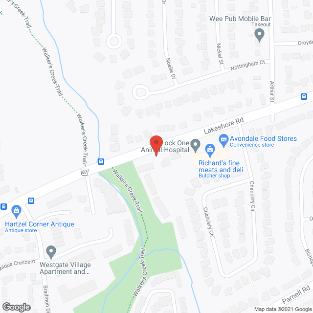 Lakeshore Valley Townhomes in google map