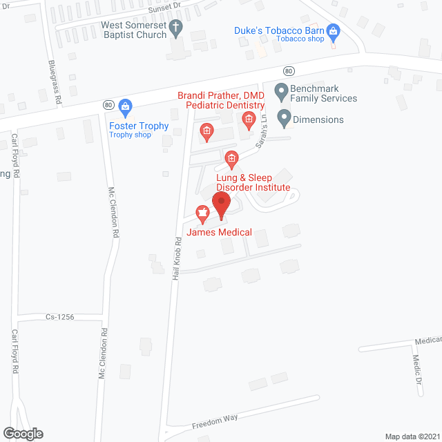 Just Family in google map
