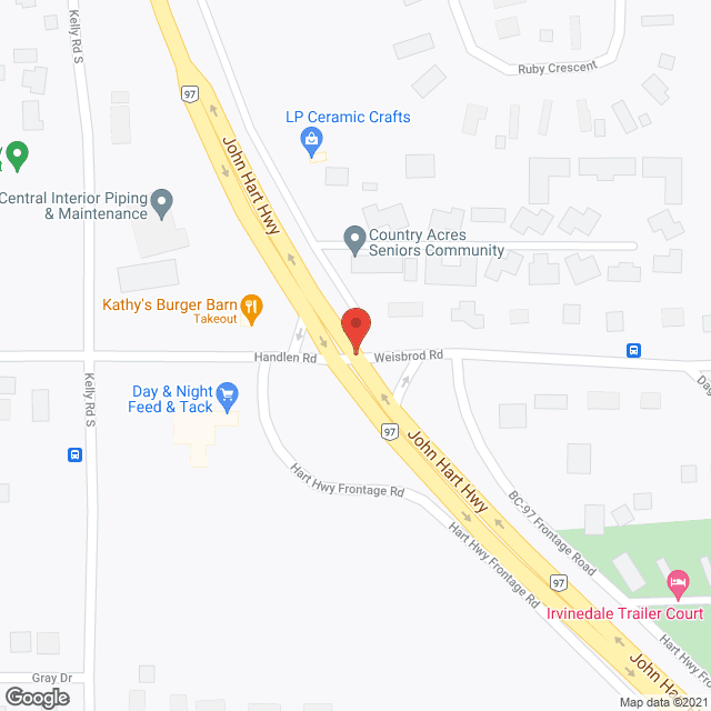 Country Seniors Community in google map