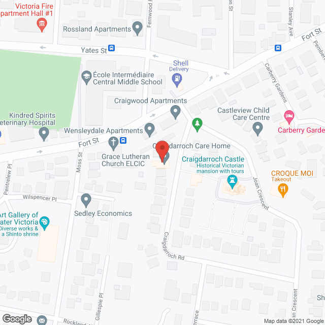 Craigdarroch Care Home in google map